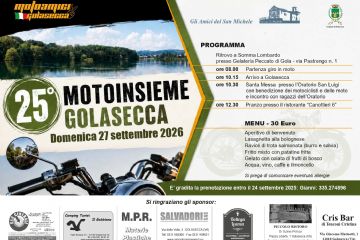 Motoinsieme Golasecca, domenica 27 settembre