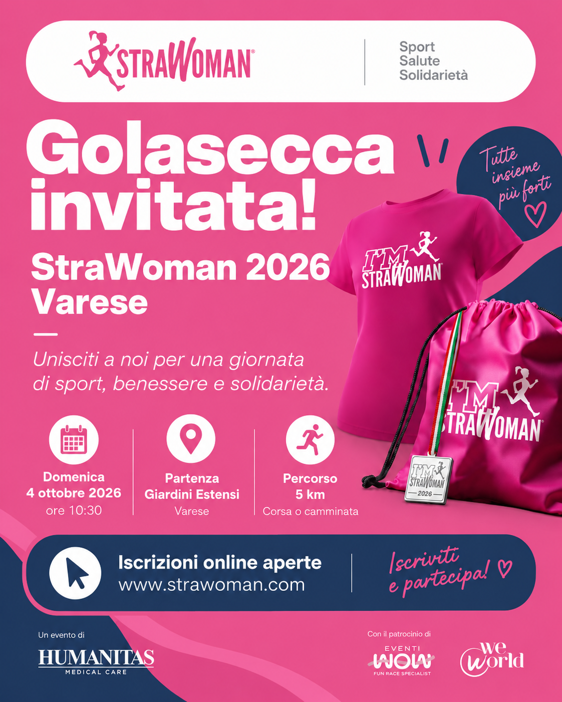 StraWoman, 4 ottobre a Varese
